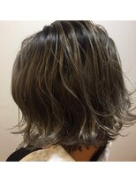 クレア 茅ヶ崎(CREA)&nbsp;外ハネボブ×グレージュ