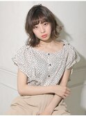 計算ずくの艶っぽボブ