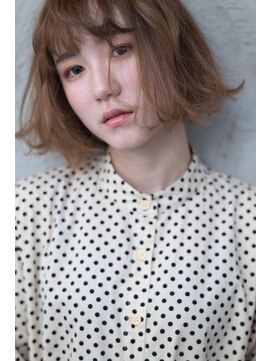 プライベートサロン キッテ(private salon kitte.) 柔らか質感カールボブ透明感仕立て