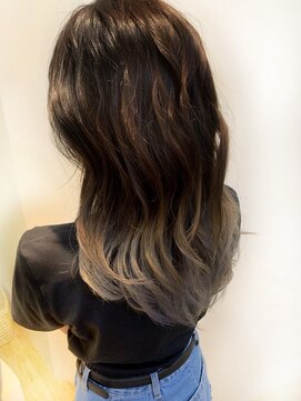 ヴィジョン(VISION) グラデーションカラープラチナグレー