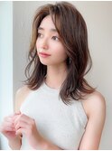 アフロートeri　大人カジュアルレイヤー  透明感カラー