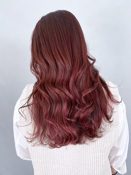 アイティー バイ アルバム 浦和店(IT by ALBUM) チェリーピンク_フェザーバングマッシュショート_ba329181