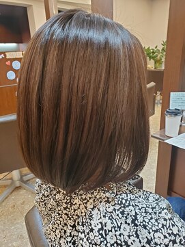 ヘアメイク クリア 本店(hair+make CLEAR) 朝ラク！丸みボブ　30代40代50代