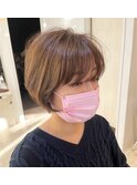 大人かわいい/似合わせカット/美髪/20代30代40代/ショートボブ