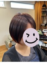 ボスコ(BOSCO) ショートボブ×イヤリングカラー