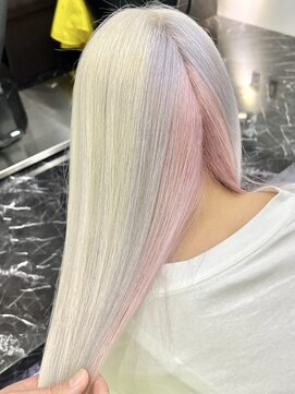 チュダック(ChuDuck) 【◎甘くてカワイイ◎】韓国風《セクションカラー》ケアブリーチ