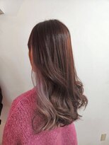 ツムグ 代官山 中目黒(TUMUGU)&nbsp;イヤリングカラーピンクベージュインナーカラーラベンダー