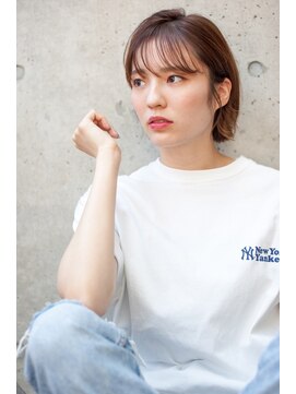 アッシュ 池袋店(Ash) 10代20代30代40代『ボーイッシュショートボブ』  #池袋駅