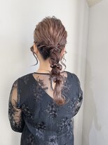 ロットアニバース(lott annibirth)&nbsp;【髪質改善】ニュアンス編みおろしスタイル@SARASA