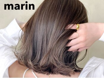 マリン(marin)の写真/頭皮と髪を守りながら白髪を活かしたデザインを実現《ノンジアミンカラー有り》