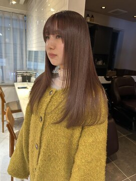 テトラ バイ ネオリーブ 横浜西口店(tetra by neolive) 明るめ暖色ベージュ　レイヤーカット