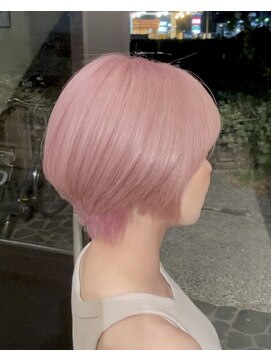 ルプラ ガーデン(le-pla garden) マッシュショート#ピンクベージュ#ダブルカラー#豊橋#豊川#田原