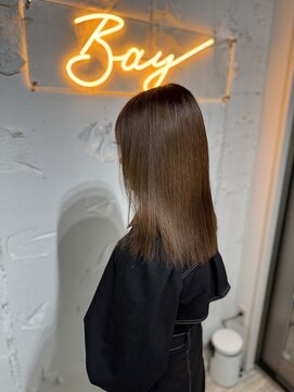 ベイ(BAY) 既ブリーチ毛に縮毛矯正