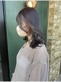 インナーグレー　ラベンダーグレージュ