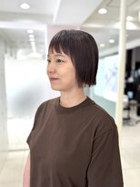 ハピネス 西大寺店(Happiness)&nbsp;サイドバングたっぷりなタンバルモリ/タッセルカット/韓国ボブ