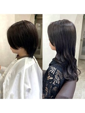 アンク クロス 池袋北口店(ANKHCROSS) ロアバージンエクステ80枚ショートからセミロング