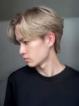 アルバム 池袋(ALBUM) 刈り上げセンターパートサーフカールフェザーパーマ_ba561611