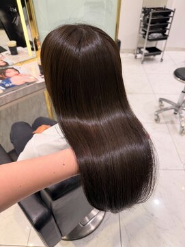 六本木美容室 白金店 20代30代40代 艶ナチュラルグレージュ