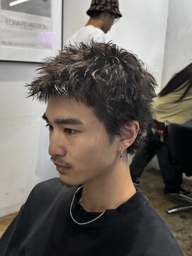 ザデイ カットアンドカルチャーショップ(THE DAY CUT&CULTURE SHOP) ダウンバングスパイキー【メンズショート】