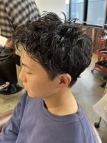 ビハインドザカーテン(BEHIND THE CURTAIN)&nbsp;無造作パーマ×くせ毛風パーマ×メンズショート