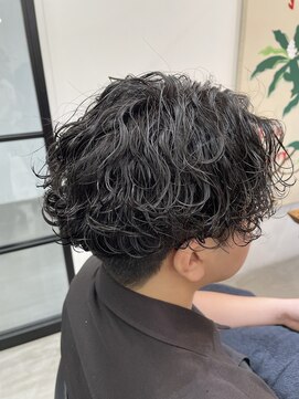 波巻きパーマ/メンズカジュアル/メンズパーマ/柏/柏美容室