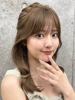 ガーデントウキョウ(GARDEN Tokyo)&nbsp;顔周りカット/小顔ヘア/ベージュカラー