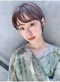 ショートパーマ/ニュアンスパーマ/ふんわりパーマ/クセ毛風