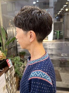 ボタンヘアー 日吉(BoTaN HAIR) マッシュパーマ/コンパクトマッシュ/マッシュショート