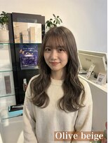 ヘアーアートシフォン 池袋西口店(Hair art chiffon) オリーブベージュ/ウエットヘア/髪質改善/白髪染め/池袋