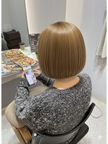 ウェンザヘアー(wen. THE HAIR)&nbsp;透明感ミルクティー可愛いボブ艶ヘア