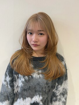 ボーイミーツガール(boy meets girl) ハニーベージュ+レイヤーカット