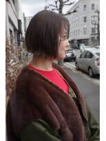 チャプター 問屋町(chapter)&nbsp;髪質改善ミニボブパツっとボブブリーチなし透明感ケアカラー