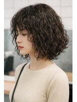 ラレイ ハラジュク(Lalei harajuku)&nbsp;原宿ボブパーマレイヤーボブ外ハネボブスパイラルパーマ20代30代