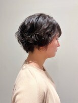 プールト ジュール モナミ(pourtoujours monami) 柔らか雰囲気 ふわっとショートパーマ