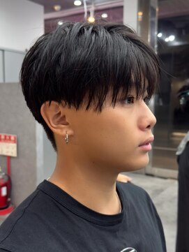 エルマーク 本山(L-MARK) マッシュヘア/ニュアンスパーマ/メンズヘア/men's/眉毛