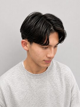 スター 稲沢店(STAR) 20代30代メンズゆるふわパーマセンターパート韓国風