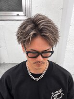 メンズ ラピス(Men's Lapis) 縦落ち ツイスパ シャドーパーマ