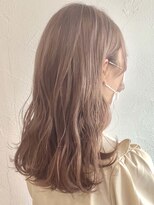 ラフィス ヘアー リーベ 京都駅前店(La fith hair liebe)  【La fith】大人可愛いハイトーンピンクベージュ♪