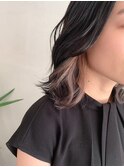 イヤリングカラー やわらかめグレージュ