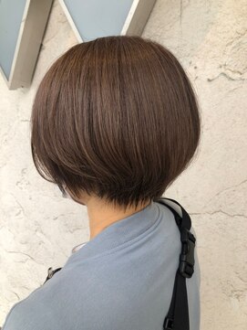 サンタフェ 岐阜島店(Santa'Fe) Santa'Fe式脱白髪染め白髪ぼかしカラー/ショート