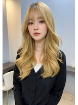 オズ 郡山桑野店(OZ)&nbsp;ベージュグレー黒髪レイヤーくびれヘア小顔10代20代30代40代