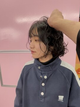 キジ(KIJI) ブリーチ履歴3回 ボブナチュラルブリーチパーマ