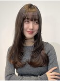 メルティーカラーフェミニンロング似合わせカット[原宿/表参道]