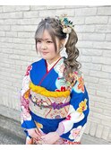 サイドポニーアレンジ♪