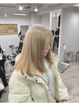 プライズ 成増店(prize) ミルクティーベージュハイトーンブリーチ成増地下鉄成増