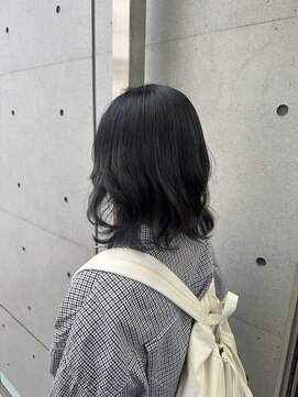 ディジョン(Dijon) 韓国顔まわりレイヤーカットグレージュオリーブベージュブラウン