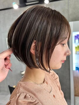 プルーヴ 秋葉原(prove) 30代40代大人女性/前髪ありショートボブ/ショートヘア/髪質改善