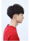 シンプル刈り上げマッシュ