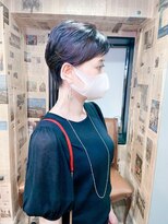 シック(Chic)&nbsp;ウルフマッシュ ブルーグレージュ カーキアッシュショートウルフ