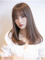 ユーフォリア 青山(Euphoria)&nbsp;艶感丸みワンカールシースルーバングエアリーカール大人美人